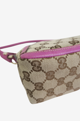 Gucci GG Canvas Abbey Handbag Pink/Beige - Designer Handbags at The Find Luxury Resale - Vancouver, Canada