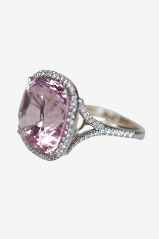 Tiffany & Co Morganite Ring 7.38 Carats