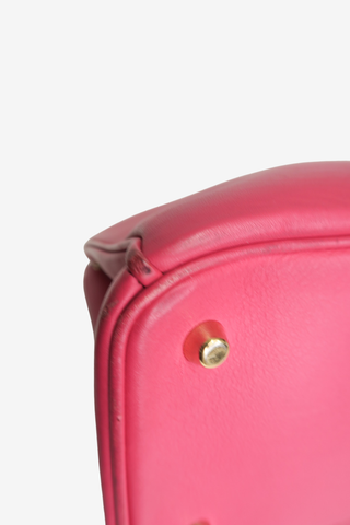 Christian Dior Pink Leather Diorissimo Large