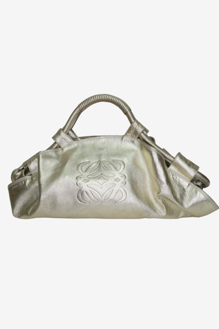 Loewe Gold Nappa Aire Anagram Handbag - Designer Handbags at The Find Luxury Resale - Vancouver, Canada