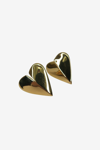 Alaia Heart Earrings - Designer Earrings at The Find Luxury Resale - Vancouver, Canada