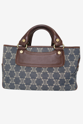 Celine Vintage Denim Macadam Boogie Bag - Designer handbag at The Find Luxury Resale - Vancouver, Canada