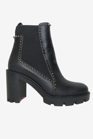 Christian Louboutin Studded Ankle Boots sz 40 - Designer shoes at The Find Luxury Resale - Vancouver, Canada