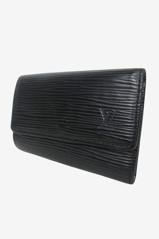 Louis Vuitton Black Epi Leather Key Holder - Designer SLG at The Find Luxury Resale - Vancouver, Canada