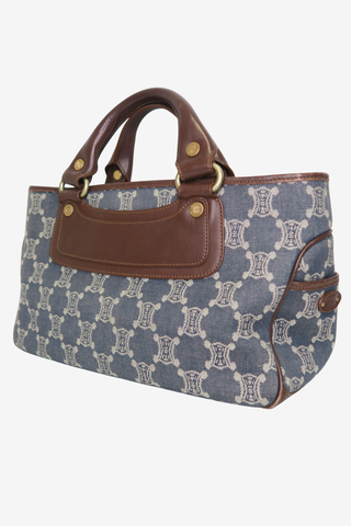 Celine Vintage Denim Macadam Boogie Bag - Designer handbag at The Find Luxury Resale - Vancouver, Canada