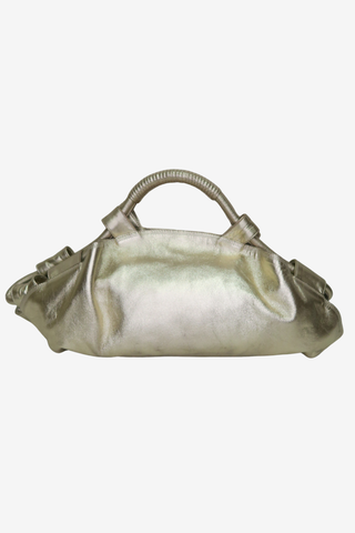 Loewe Gold Nappa Aire Anagram Handbag - Designer Handbags at The Find Luxury Resale - Vancouver, Canada