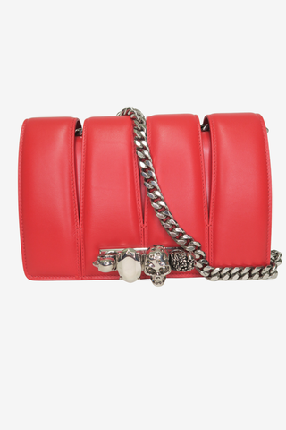 Alexander McQueen Leather Skull Shoulder Bag - Designer Handbags at The Find Luxury Resale - Vancouver, Canada