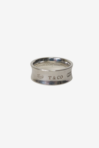 Tiffany & Co Silver 1837 Silver Band - Designer Ring at The Find Luxury Resale - Vancouver, Canada