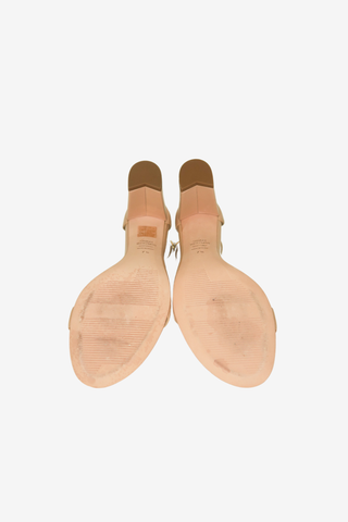 Stuart Weitzman Leather Sandals sz 37.5 - Designer sandals at The Find Luxury Resale - Vancouver, Canada