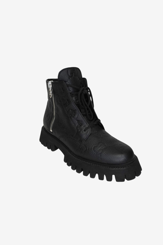 Gucci Black Leather Booties sz 40.5