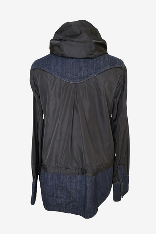Moncler Denim/Nylon Jacket sz 1 - Designer Jacket at The Find Luxury Resale - Vancouver, Canada