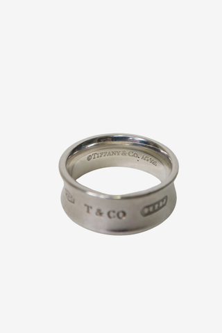 Tiffany & Co Silver 1837 Silver Band - Designer Ring at The Find Luxury Resale - Vancouver, Canada