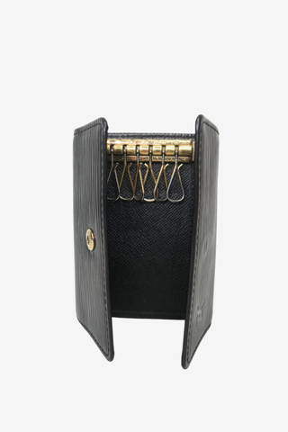 Louis Vuitton Black Epi Leather Key Holder - Designer SLG at The Find Luxury Resale - Vancouver, Canada