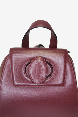 Cartier Leather Backpack - Designer handbag at The Find Luxury Resale - Vancouver, Canada
