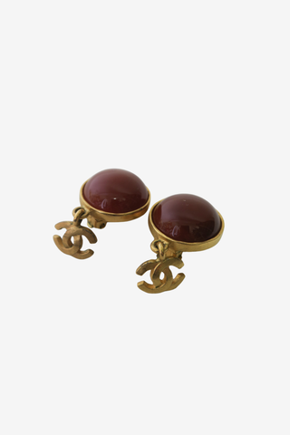 Chanel Vintage Clip-On Earrings - Designer Earrings at The Find Luxury Resale - Vancouver, Canada