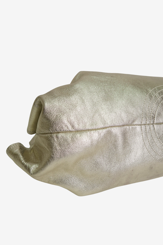 Loewe Gold Nappa Aire Anagram Handbag - Designer Handbags at The Find Luxury Resale - Vancouver, Canada