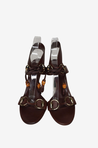 Gucci  Vintage Horsebit Sandals sz 38
