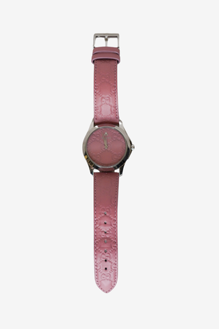 Gucci G-Timeless Watch Pink - Designer watch at The Find Luxury Resale - Vancouver, Canada