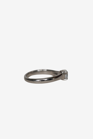 Tiffany & Co Square Diamond Ring 0.36ct - Designer Accessories at The Find Luxury Resale - Vancouver, Canada