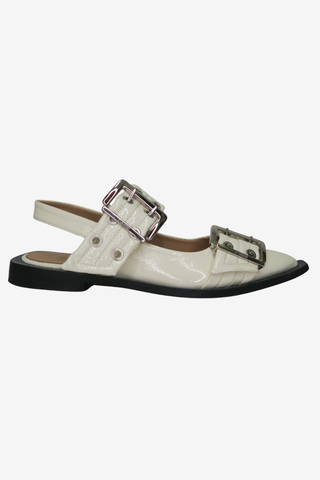 Ganni Slingback Mules sz 36 - Designer Flats at The Find Luxury Resale - Vancouver, Canada