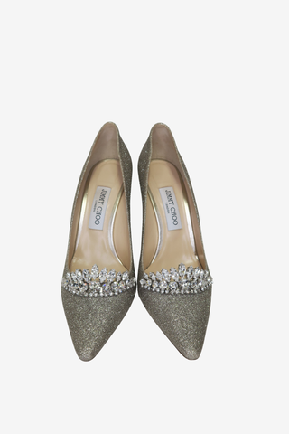 Jimmy Choo Romy 85 Pumps sz 38.5 - Designer pumps at The Find Luxury Resale - Vancouver, Canada