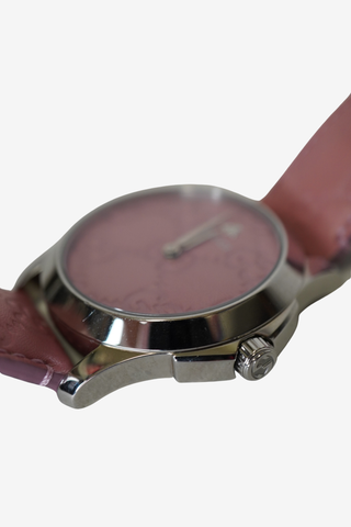 Gucci G-Timeless Watch Pink - Designer watch at The Find Luxury Resale - Vancouver, Canada
