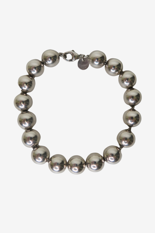 Tiffany & Co Silver Bead Bracelet - Designer Bracelets at The Find Luxury Resale - Vancouver, Canada