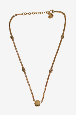 Gucci Double G Flower Necklace - Designer Necklaces at The Find Luxury Resale - Vancouver, Canada