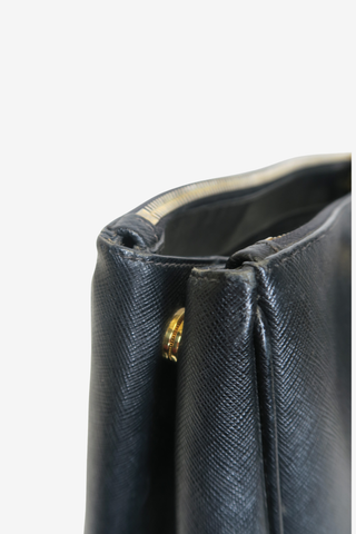 Prada Saffiano Leather Galleria Double Zip Large - Designer Handbags at The Find Luxury Resale - Vancouver, Canada