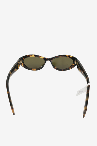 Prada Tortoise Oval Sunglasses - Designer Sunglasses at The Find Luxury Resale - Vancouver, Canada