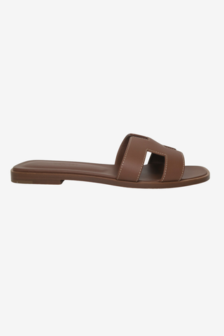 Hermes Oran Sandals Sz 36.5 - Designer sandals at The Find Luxury Resale - Vancouver, Canada