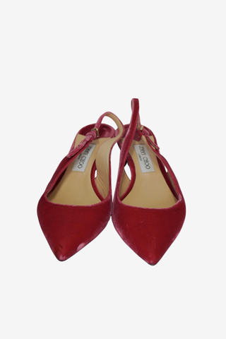 Jimmy Choo Velvet Slingback sz 39.5
