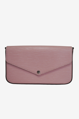 Louis Vuitton Pink Felicie Epi Leather Pochette