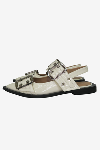 Ganni Slingback Mules sz 36 - Designer Flats at The Find Luxury Resale - Vancouver, Canada