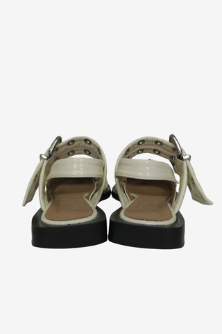 Ganni Slingback Mules sz 36 - Designer Flats at The Find Luxury Resale - Vancouver, Canada
