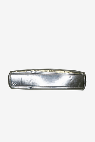 Prada Spazzolato Metallic Clutch - Designer Handbags at The Find Luxury Resale - Vancouver, Canada