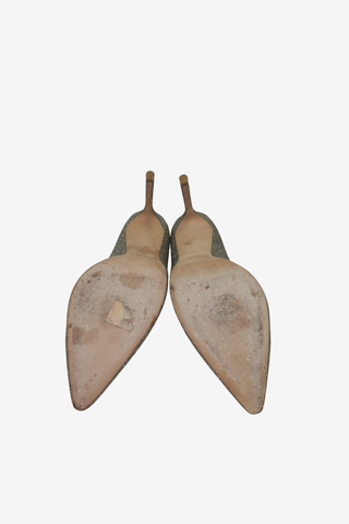 Jimmy Choo Romy 85 Pumps sz 38.5 - Designer pumps at The Find Luxury Resale - Vancouver, Canada