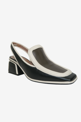 Marni Tri-Color Leather Slingback Sandals sz 37 - Designer shoes at The Find Luxury Resale - Vancouver, Canada