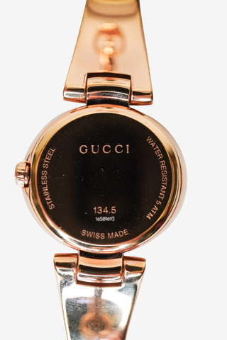 Gucci Rose Gold Plated Watch - Designer watch at The Find Luxury Resale - Vancouver, Canada