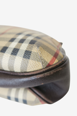 Burberry Haymarket Check Buckle Shoulder Bag - Designer Handbags at The Find Luxury Resale - Vancouver, Canada
