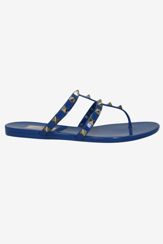 Valentino Rockstud Jelly Slides sz 39