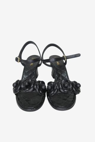 Chanel Camelia sandals sz 36