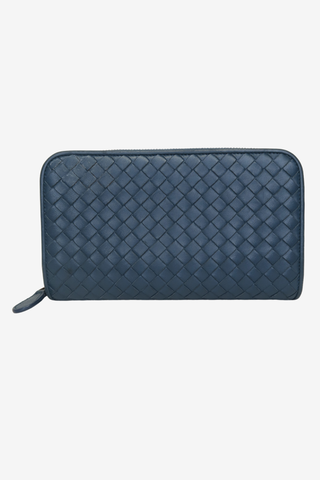 Bottega Veneta Blue Wallet - Designer at The Find Luxury Resale - Vancouver, Canada