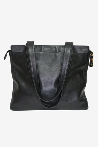 Chanel Caviar Leather Shopper Bag - Designer Totes at The Find Luxury Resale - Vancouver, Canada
