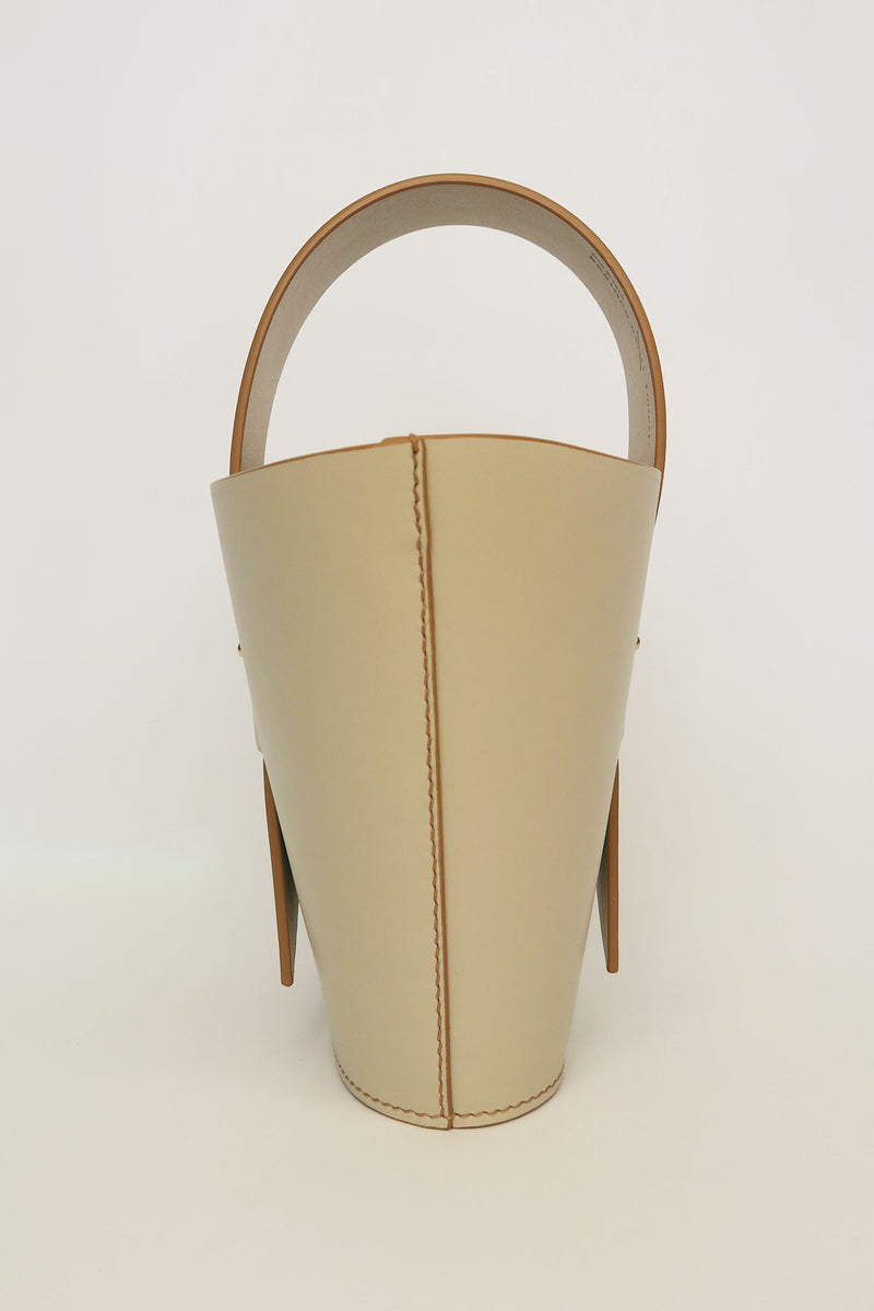 Carolina Santo Domingo Leather Amphora Shoulder Bag