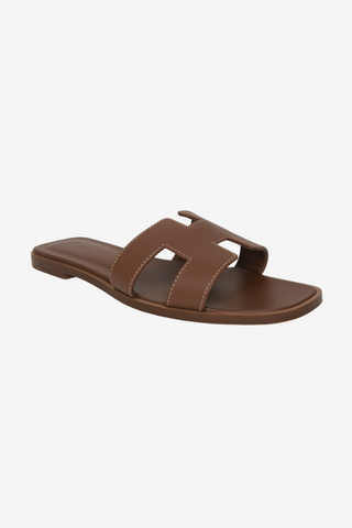 Hermes Oran Sandals Sz 36.5 - Designer sandals at The Find Luxury Resale - Vancouver, Canada