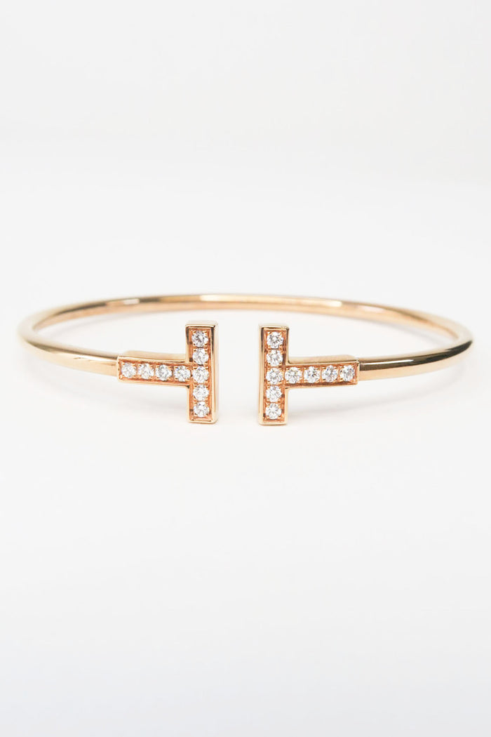 Tiffany & Co. 18K Diamond Wire Bracelet