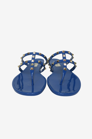 Valentino Rockstud Jelly Slides sz 39