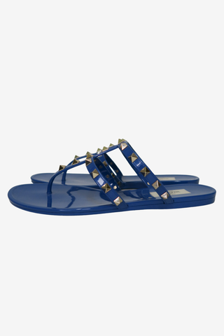 Valentino Rockstud Jelly Slides sz 39