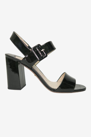 Prada Patent Leather Sandals sz 37.5 - Designer shoes at The Find Luxury Resale - Vancouver, Canada